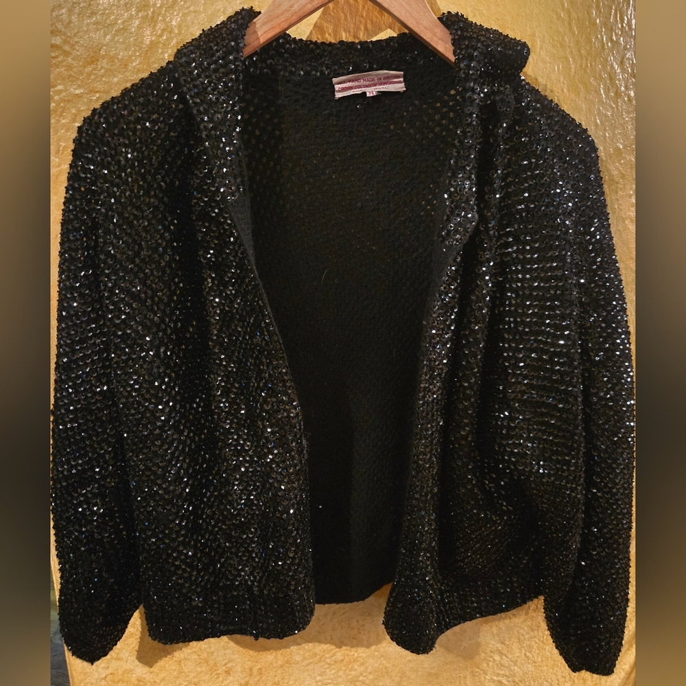 VINTAGE Sequine Cardigan Sweater